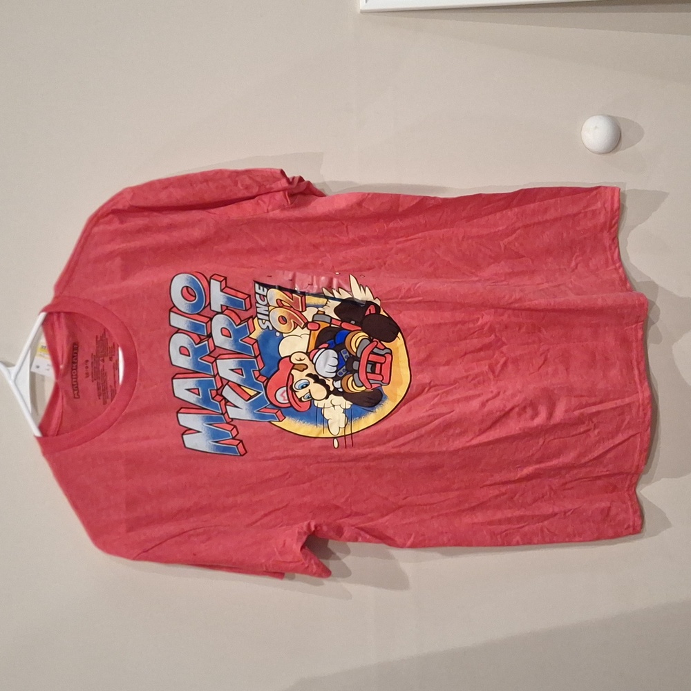 Mario kart mens tshirt large